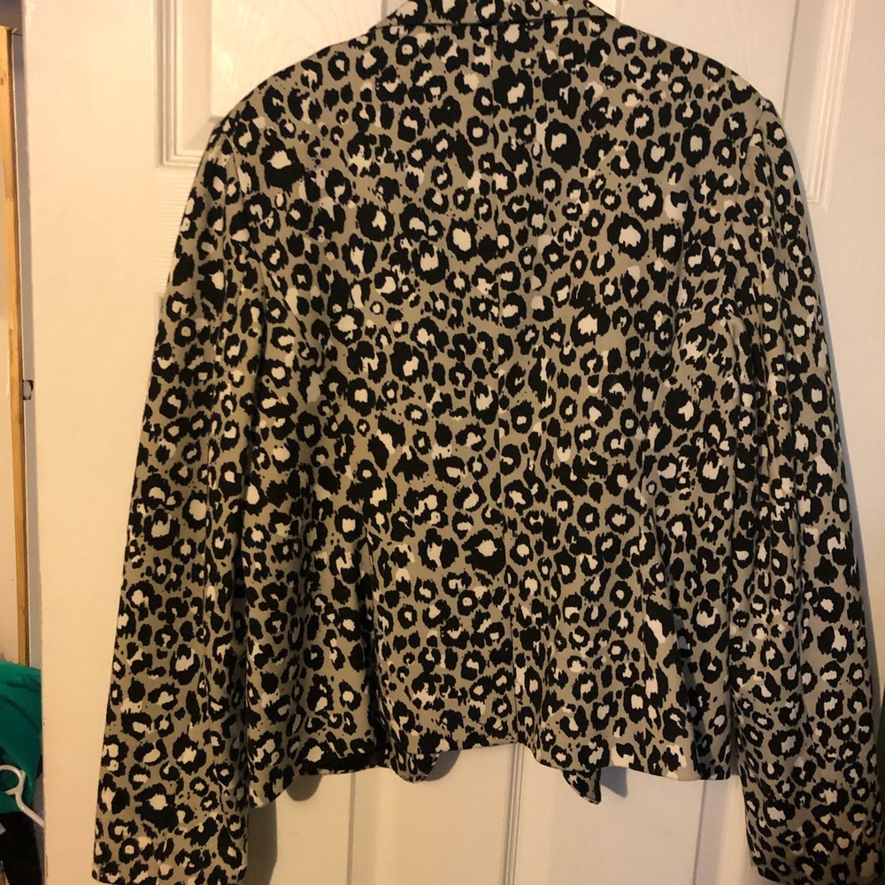 Animal Print Blazer
